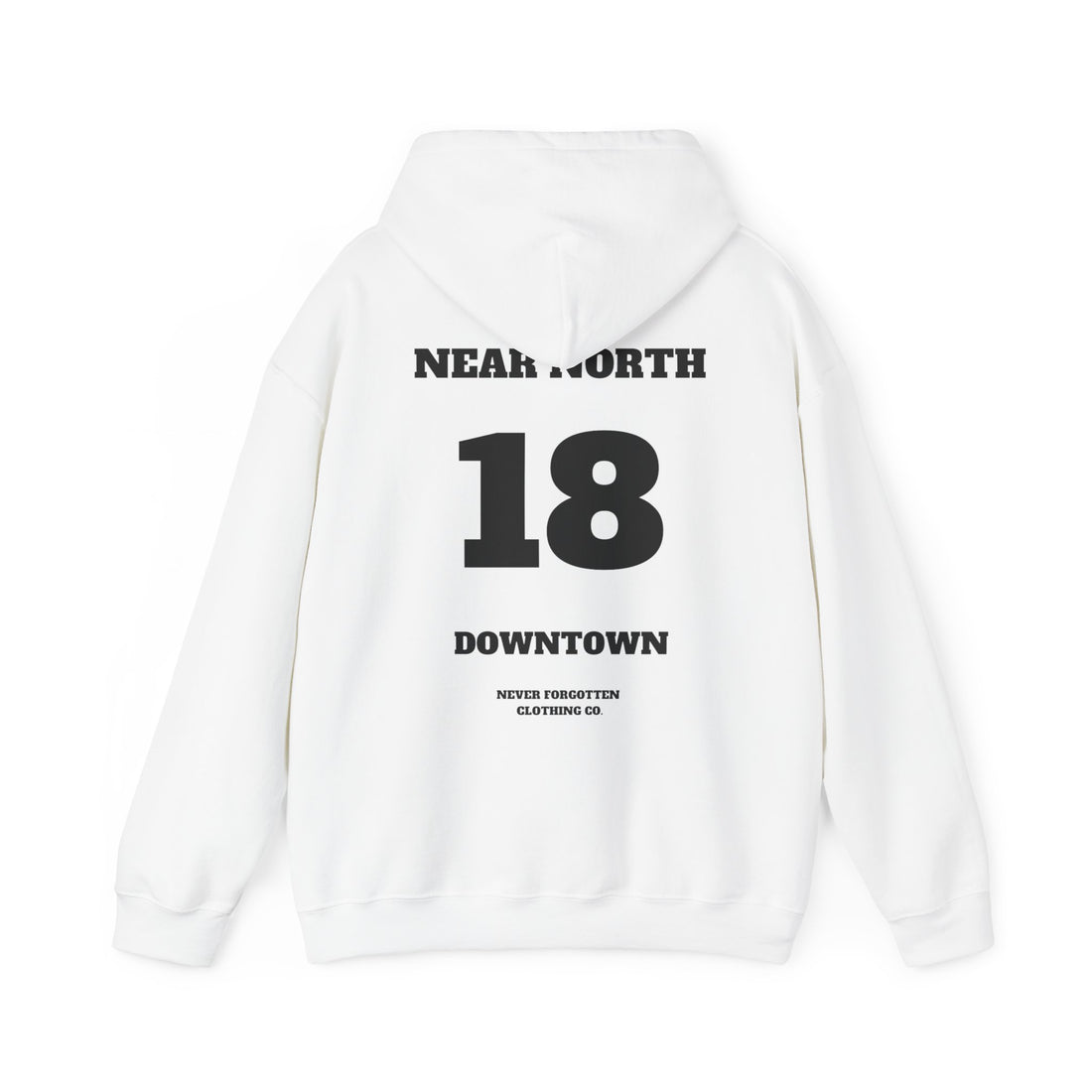 DISTRICT 18-Unisex Heavy Blend™ Hooded Sweatshirt $3 donated to bank the blue, free shipping