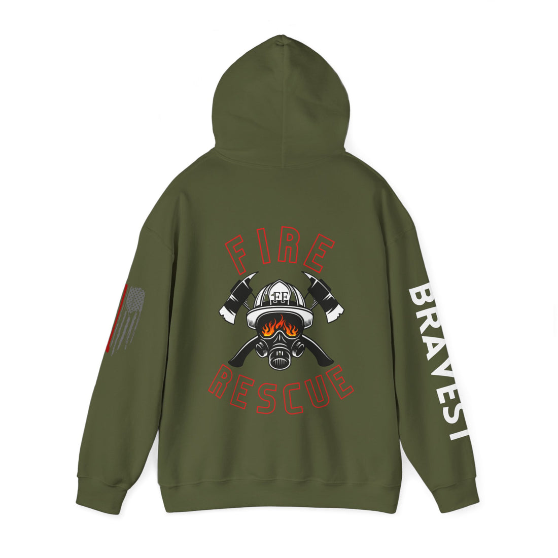 BRAVEST FIRE RESUCE Unisex Heavy Blend™ Hooded Sweatshirt