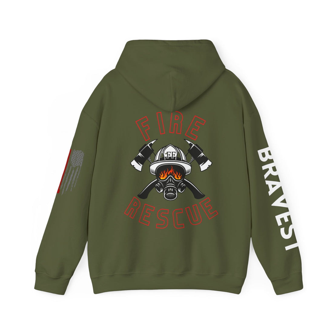 BRAVEST FIRE RESUCE Unisex Heavy Blend™ Hooded Sweatshirt