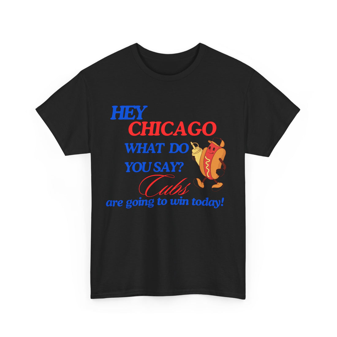 Hey CHICAGO Unisex Heavy Cotton Tee