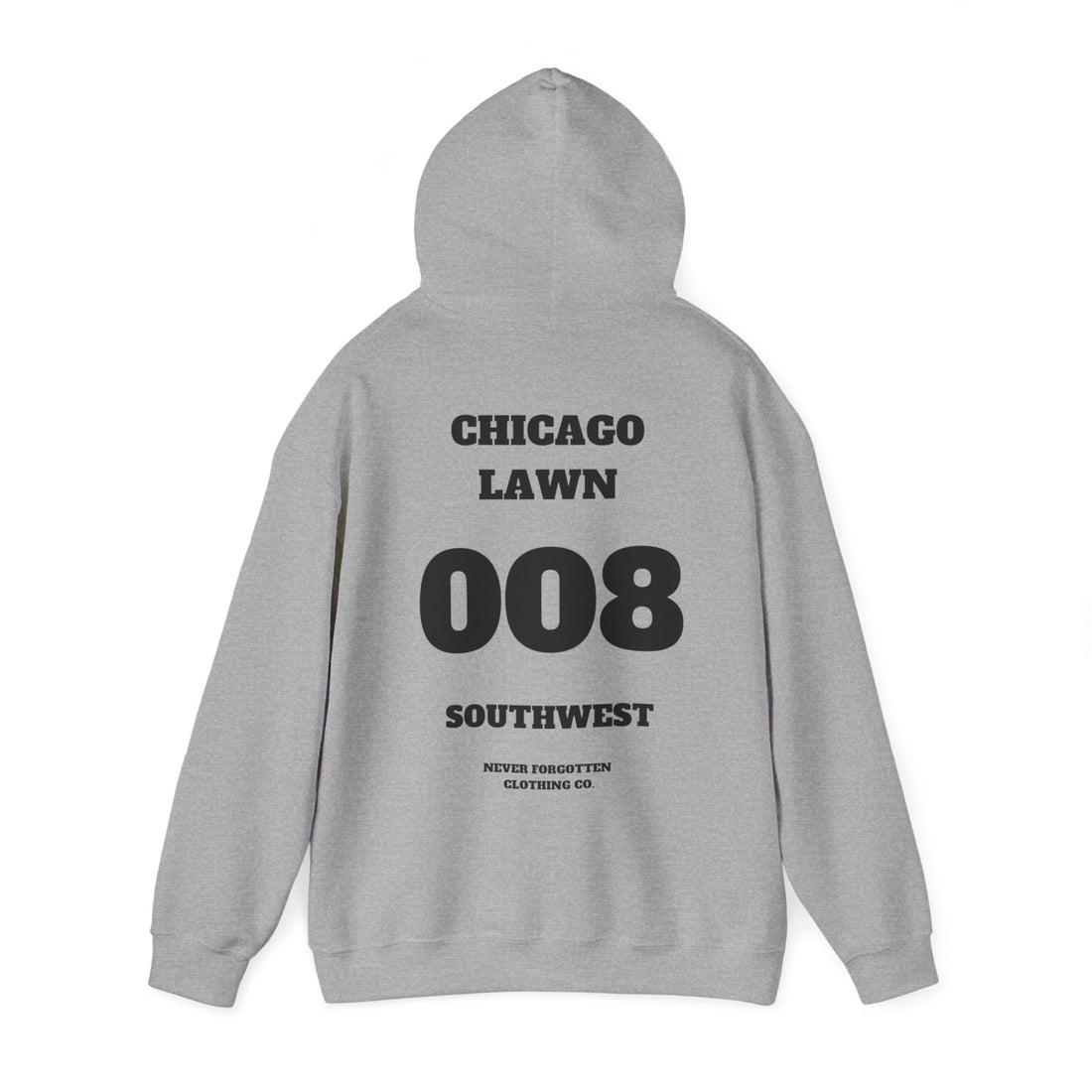 DISTRICT 08-Unisex Heavy Blend™ Hooded Sweatshirt, $3 donated to bank the blue foundation, free shipping