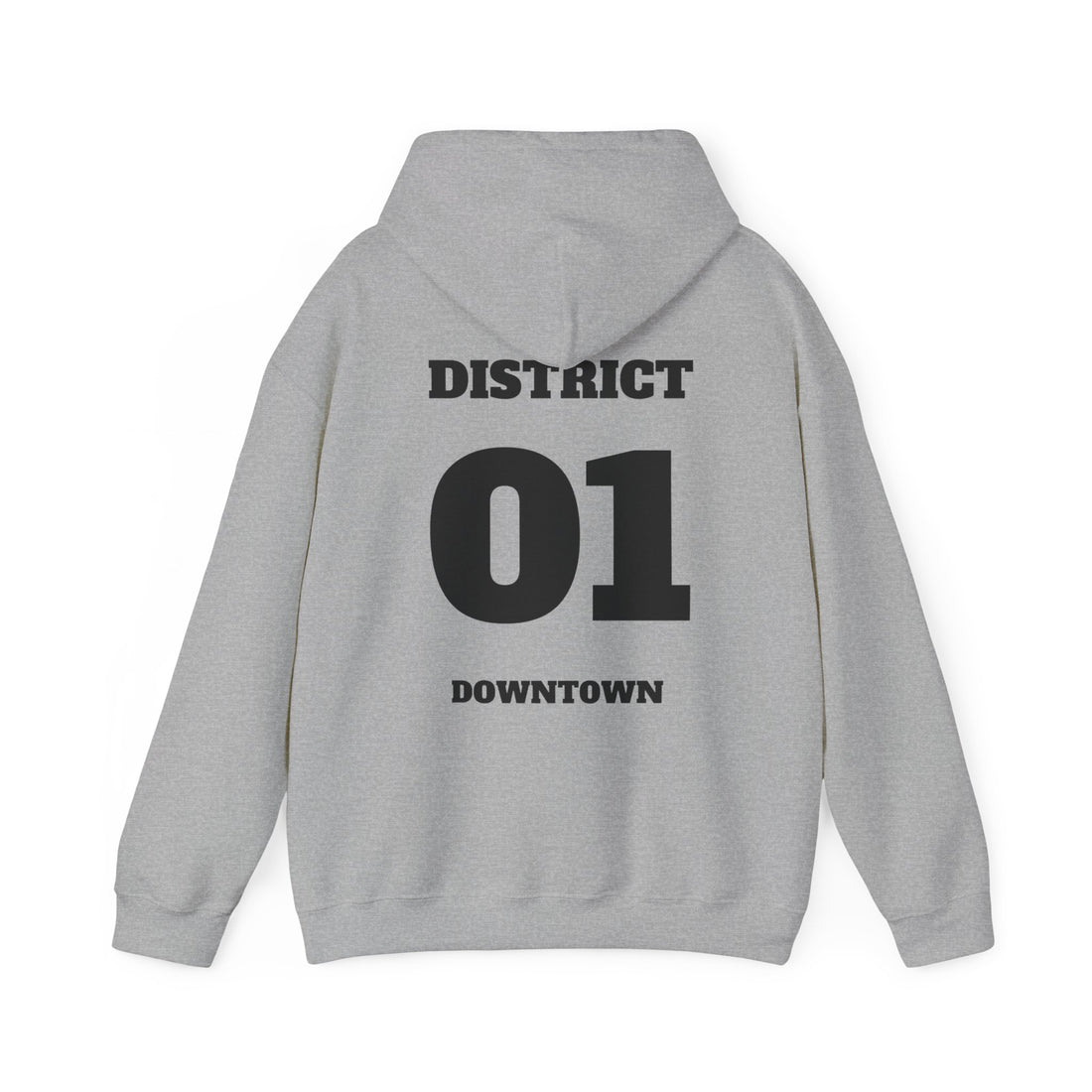 DISTRICT 01 -Unisex Heavy Blend™ Hooded Sweatshirt - $3 donated to bank the blue mental health services for officers-FREE SHIPPING