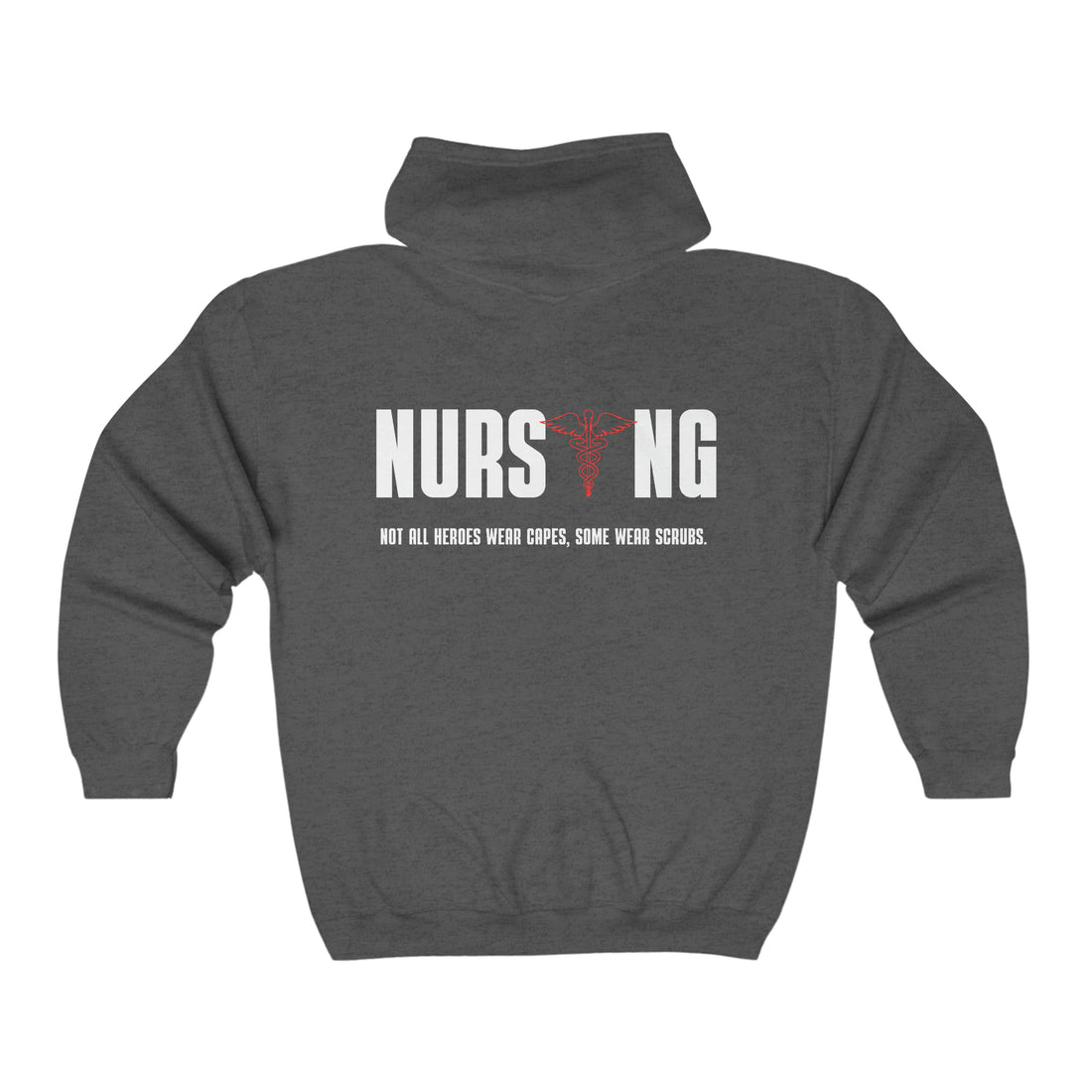 NURSING Unisex Heavy Blend™ Full Zip Hooded Sweatshirt