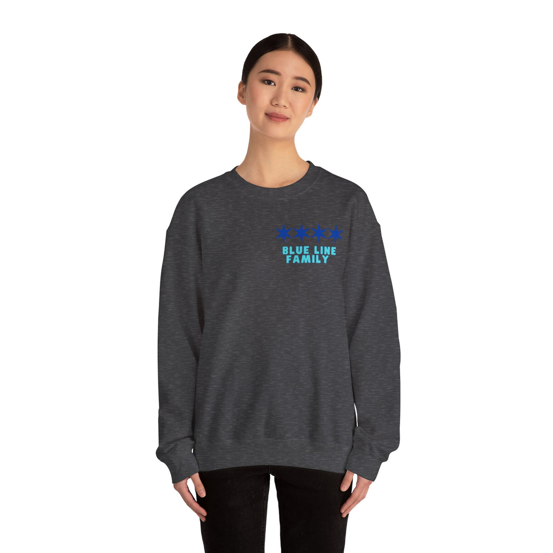 HUMANIZE THE BADGE Unisex Heavy Blend™ Crewneck Sweatshirt-ALL PROCEEDS OVER COST DONATED TO THE BREAST CANCER RESEARCH FOUNDATION
AVAILABLE UNTIL 10/30/24