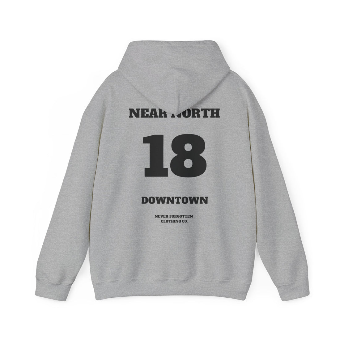 DISTRICT 18-Unisex Heavy Blend™ Hooded Sweatshirt $3 donated to bank the blue, free shipping