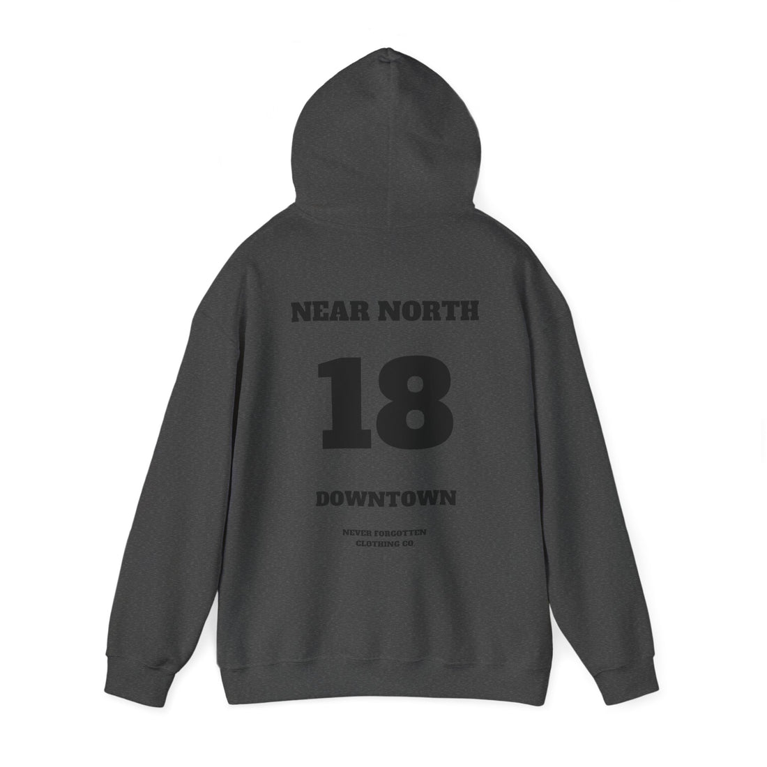 DISTRICT 18-Unisex Heavy Blend™ Hooded Sweatshirt $3 donated to bank the blue, free shipping