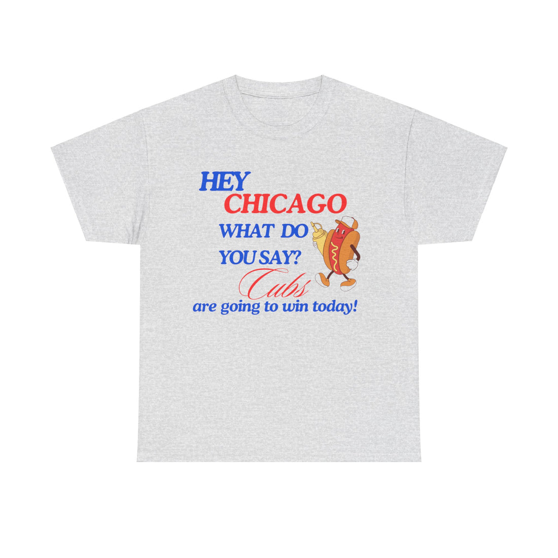 Hey CHICAGO Unisex Heavy Cotton Tee