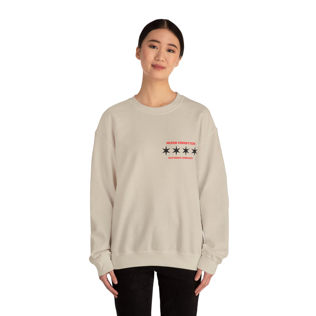 GIRLS LOVE GUNS 3- Unisex Heavy Blend™ Crewneck Sweatshirt