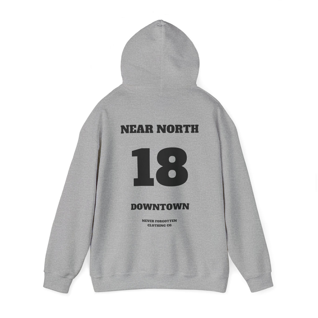 DISTRICT 18-Unisex Heavy Blend™ Hooded Sweatshirt $3 donated to bank the blue, free shipping