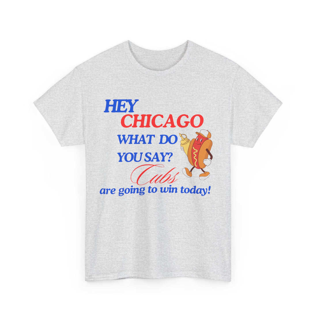 Hey CHICAGO Unisex Heavy Cotton Tee