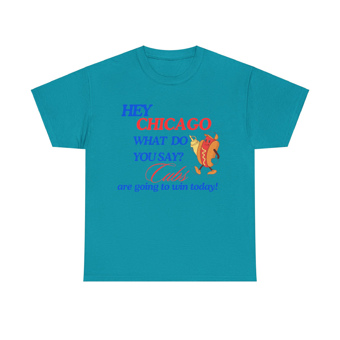 Hey CHICAGO Unisex Heavy Cotton Tee