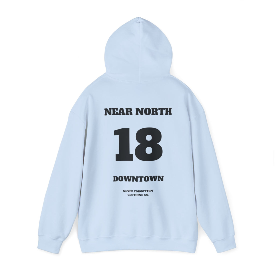 DISTRICT 18-Unisex Heavy Blend™ Hooded Sweatshirt $3 donated to bank the blue, free shipping