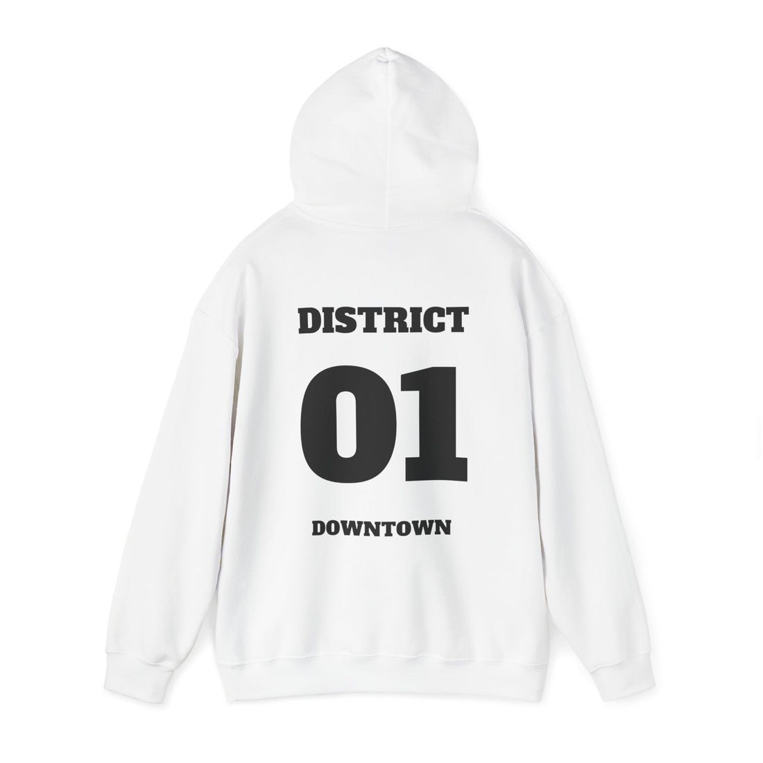 DISTRICT 01 -Unisex Heavy Blend™ Hooded Sweatshirt - $3 donated to bank the blue mental health services for officers-FREE SHIPPING