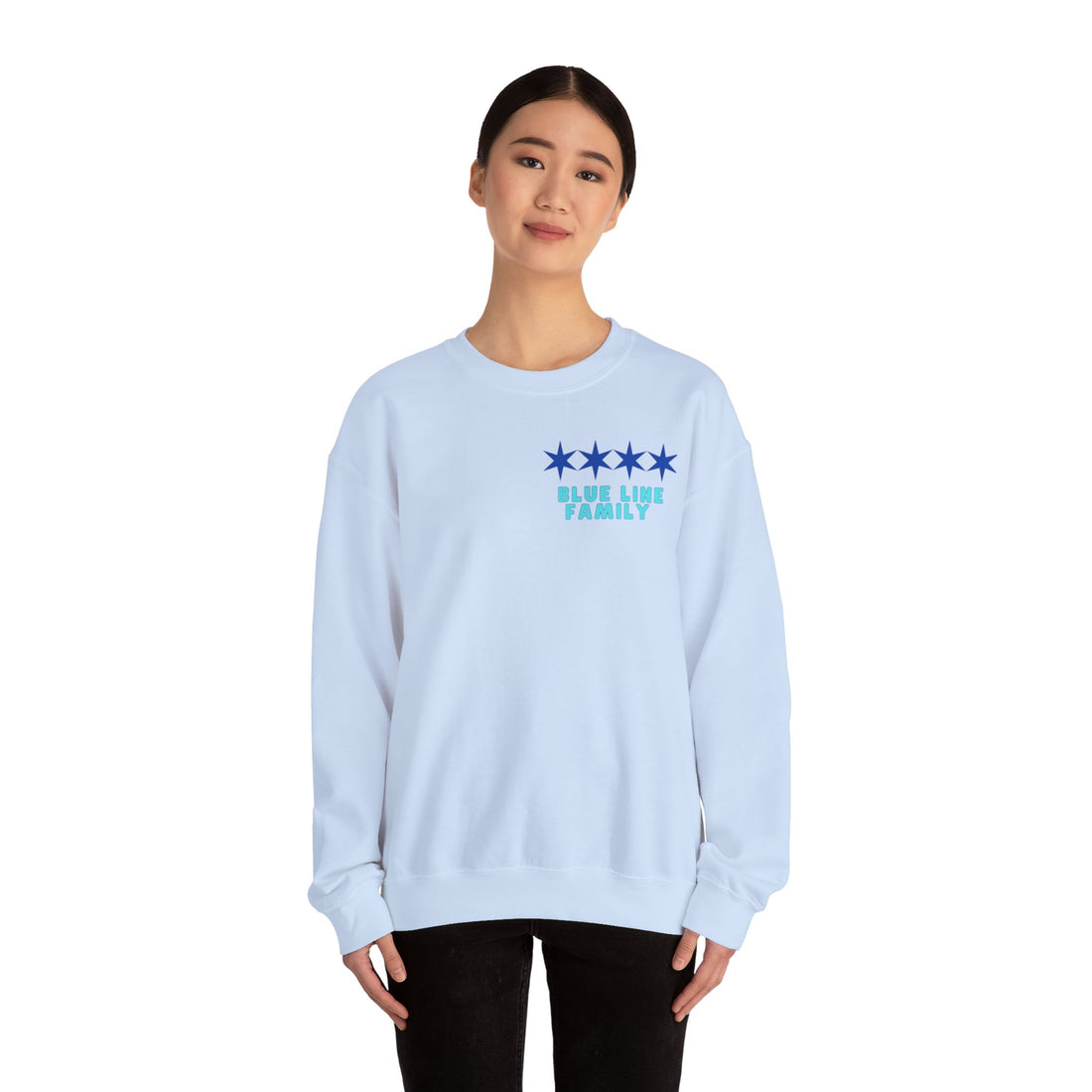 HUMANIZE THE BADGE Unisex Heavy Blend™ Crewneck Sweatshirt-ALL PROCEEDS OVER COST DONATED TO THE BREAST CANCER RESEARCH FOUNDATION
AVAILABLE UNTIL 10/30/24