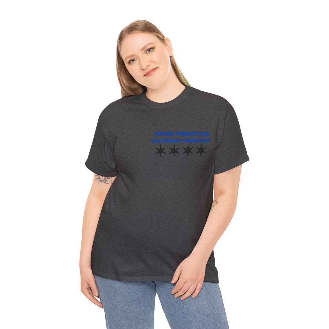 TELL MY FAMILY I LOVE THEM Unisex Heavy Cotton Tee-all proceeds over cost directly benefit the injured deputy’s medical bills (minimum $5 donation per order +). Free shipping.