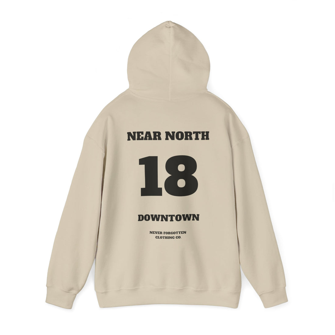 DISTRICT 18-Unisex Heavy Blend™ Hooded Sweatshirt $3 donated to bank the blue, free shipping