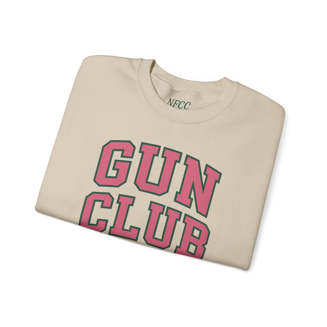 Vintage Gun Club Crewneck Sweatshirt, Cozy Unisex Sweatshirt, Casual Layering Top, Gift for Gun Enthusiasts, Outdoor Apparel