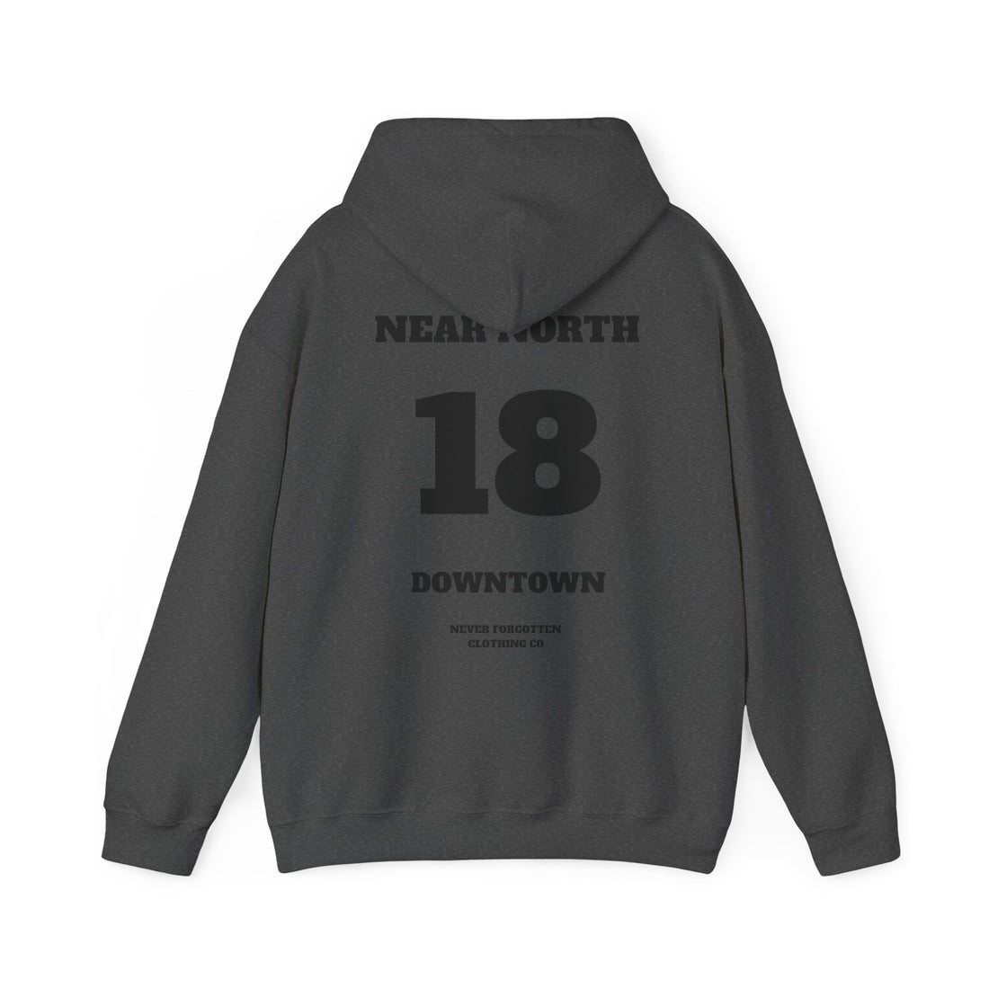 DISTRICT 18-Unisex Heavy Blend™ Hooded Sweatshirt $3 donated to bank the blue, free shipping