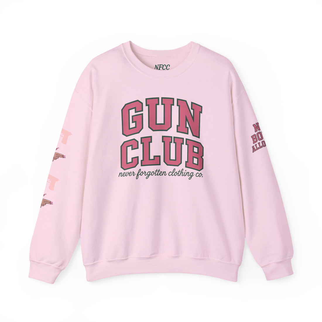 Vintage Gun Club Crewneck Sweatshirt, Cozy Unisex Sweatshirt, Casual Layering Top, Gift for Gun Enthusiasts, Outdoor Apparel