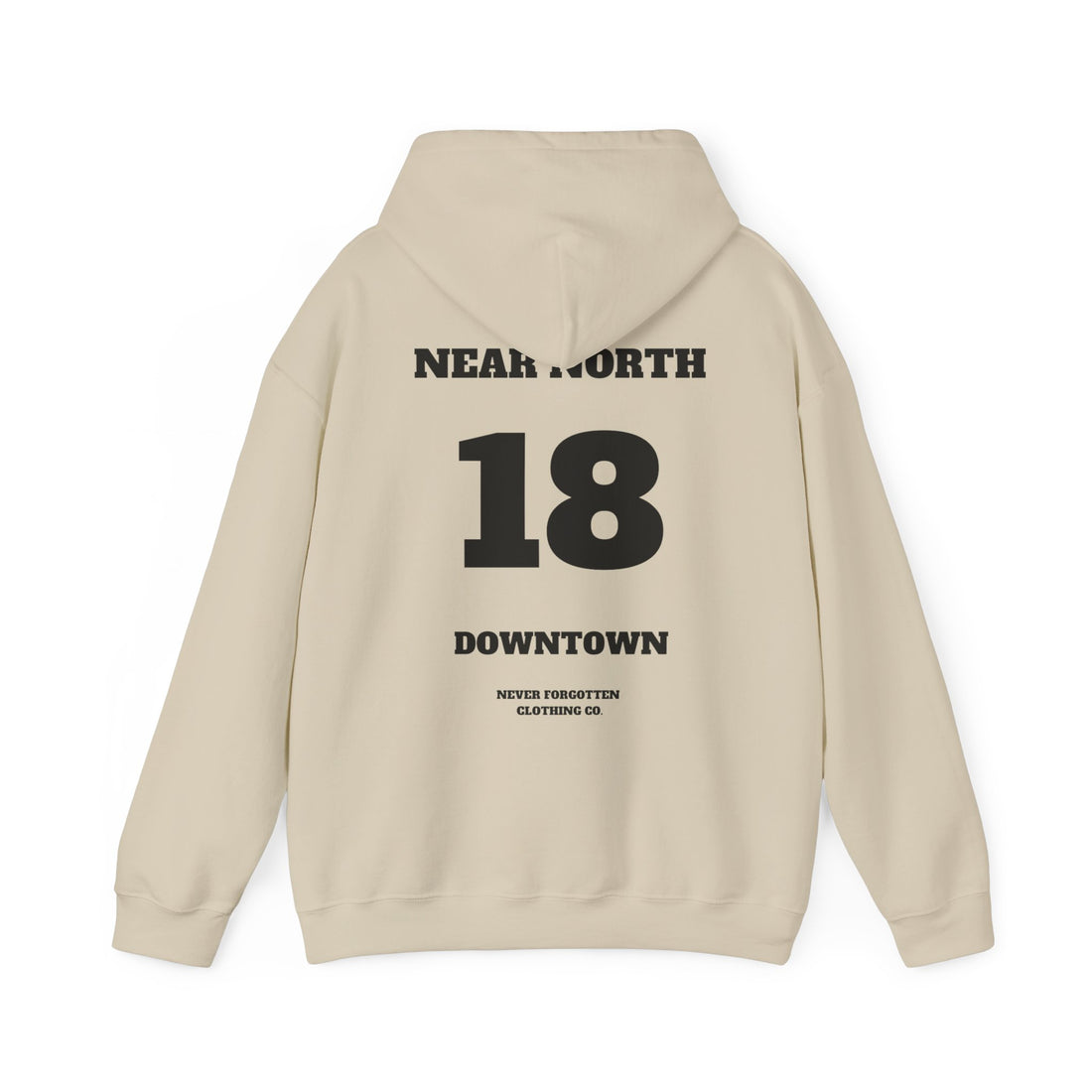 DISTRICT 18-Unisex Heavy Blend™ Hooded Sweatshirt $3 donated to bank the blue, free shipping