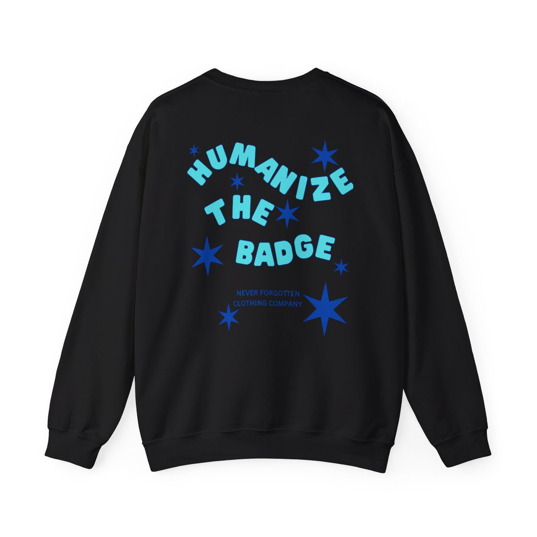 HUMANIZE THE BADGE Unisex Heavy Blend™ Crewneck Sweatshirt-ALL PROCEEDS OVER COST DONATED TO THE BREAST CANCER RESEARCH FOUNDATION
AVAILABLE UNTIL 10/30/24