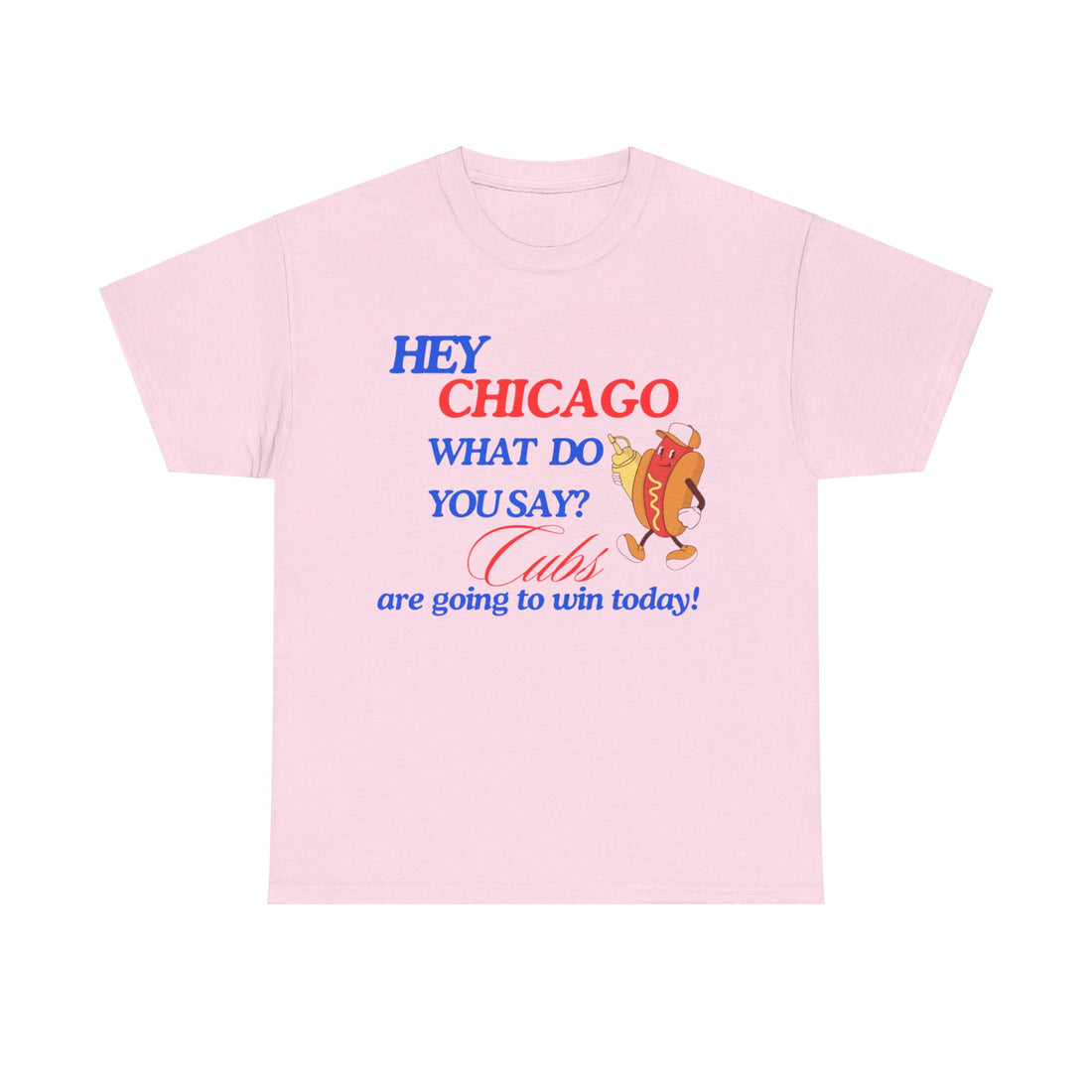 Hey CHICAGO Unisex Heavy Cotton Tee