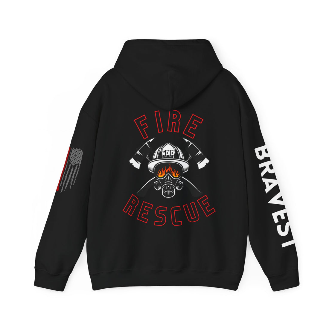 BRAVEST FIRE RESUCE Unisex Heavy Blend™ Hooded Sweatshirt