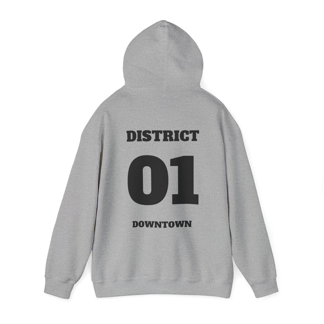 DISTRICT 01 -Unisex Heavy Blend™ Hooded Sweatshirt - $3 donated to bank the blue mental health services for officers-FREE SHIPPING