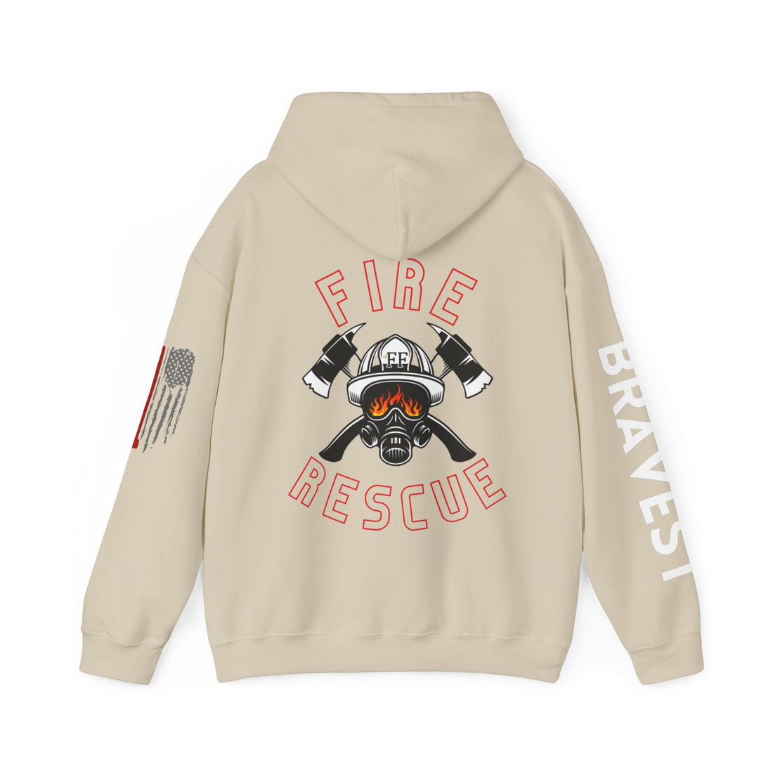 BRAVEST FIRE RESUCE Unisex Heavy Blend™ Hooded Sweatshirt