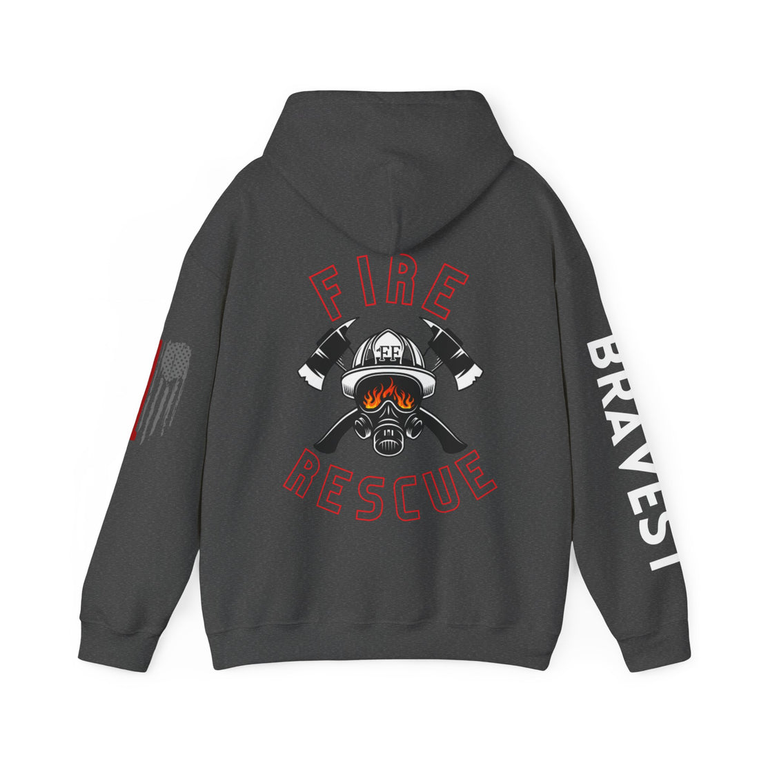 BRAVEST FIRE RESUCE Unisex Heavy Blend™ Hooded Sweatshirt