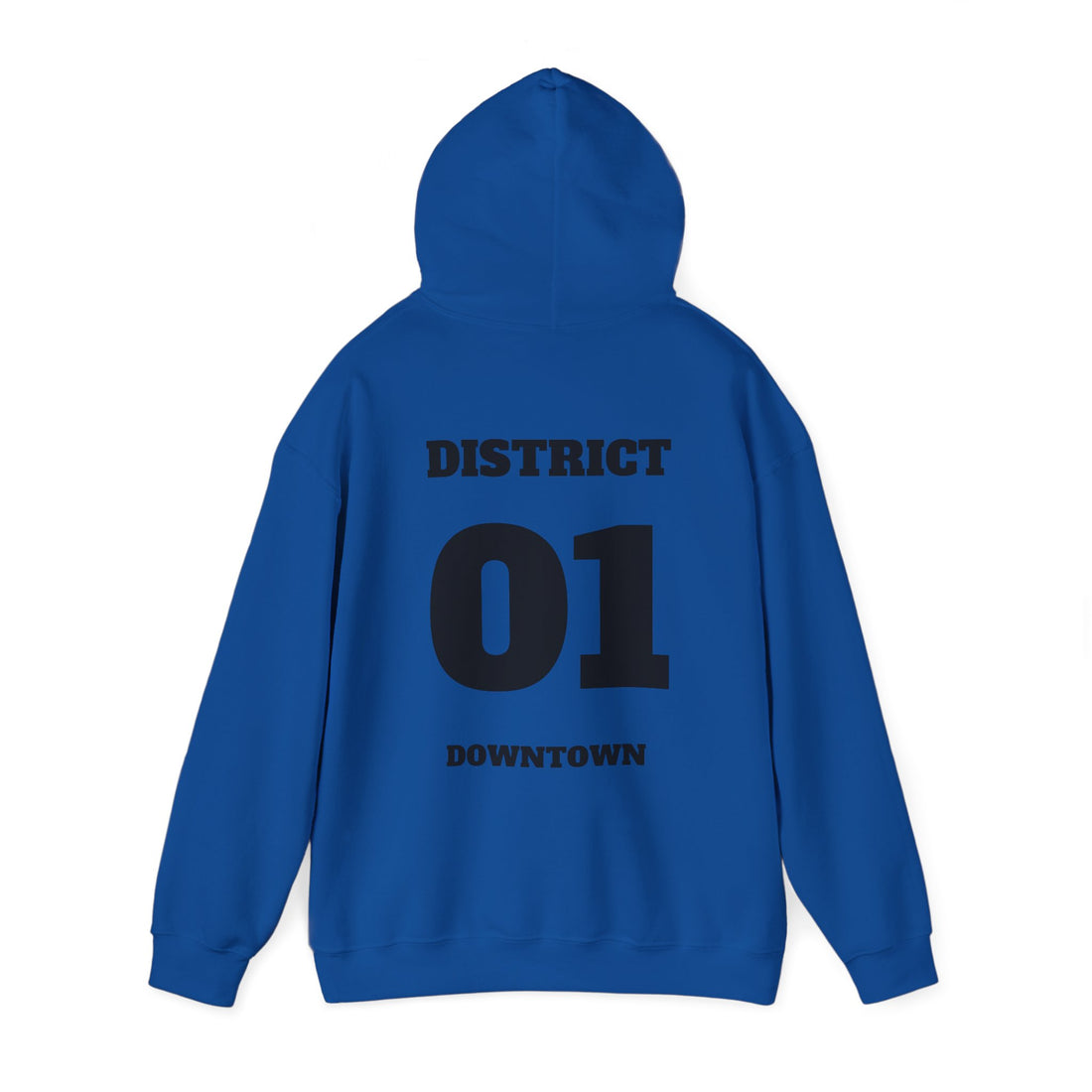 DISTRICT 01 -Unisex Heavy Blend™ Hooded Sweatshirt - $3 donated to bank the blue mental health services for officers-FREE SHIPPING