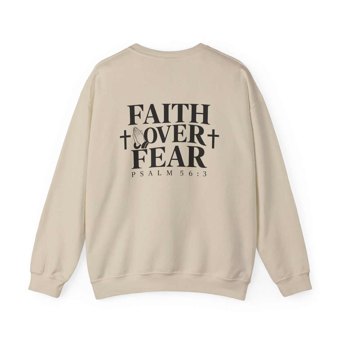 Faith Inspired Crewneck Sweatshirt - Jesus Loves You, Christian Apparel, Inspirational Gift, Cozy Sweater, Faith-Based Fashion