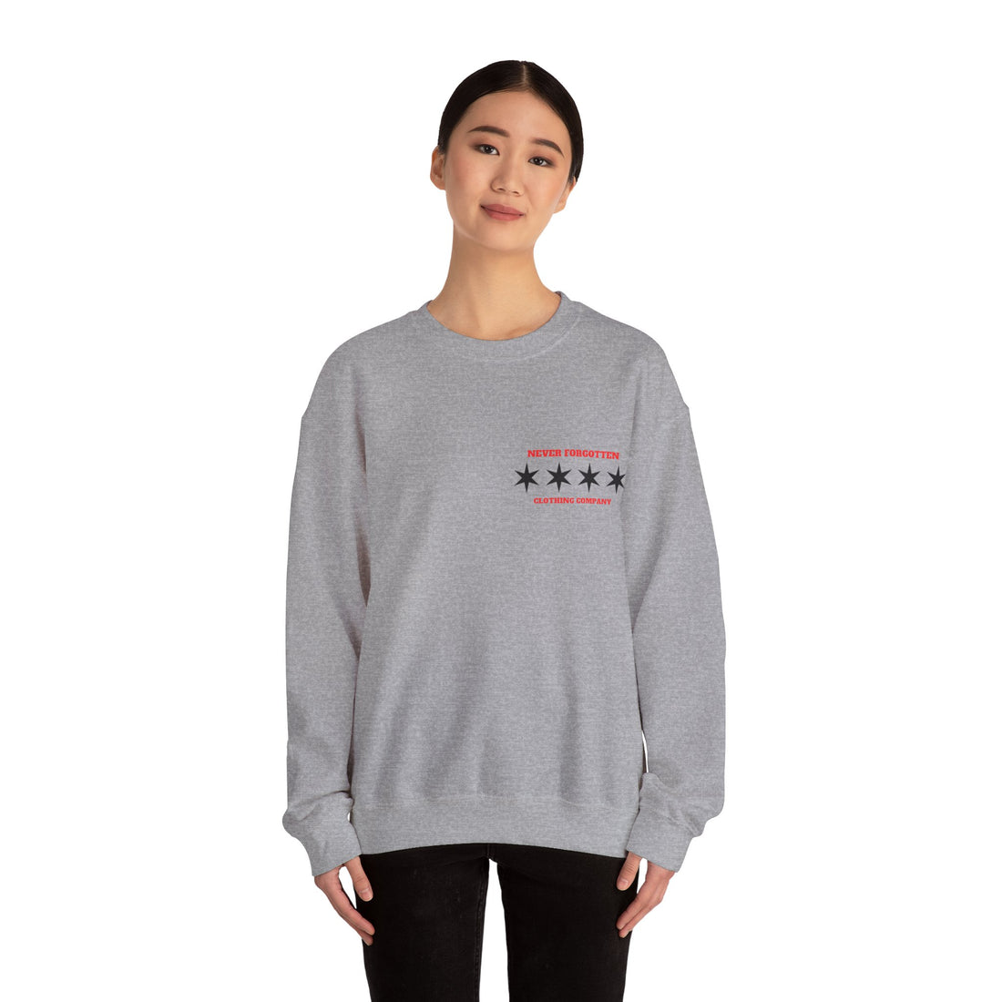 GIRLS LOVE GUNS 3- Unisex Heavy Blend™ Crewneck Sweatshirt