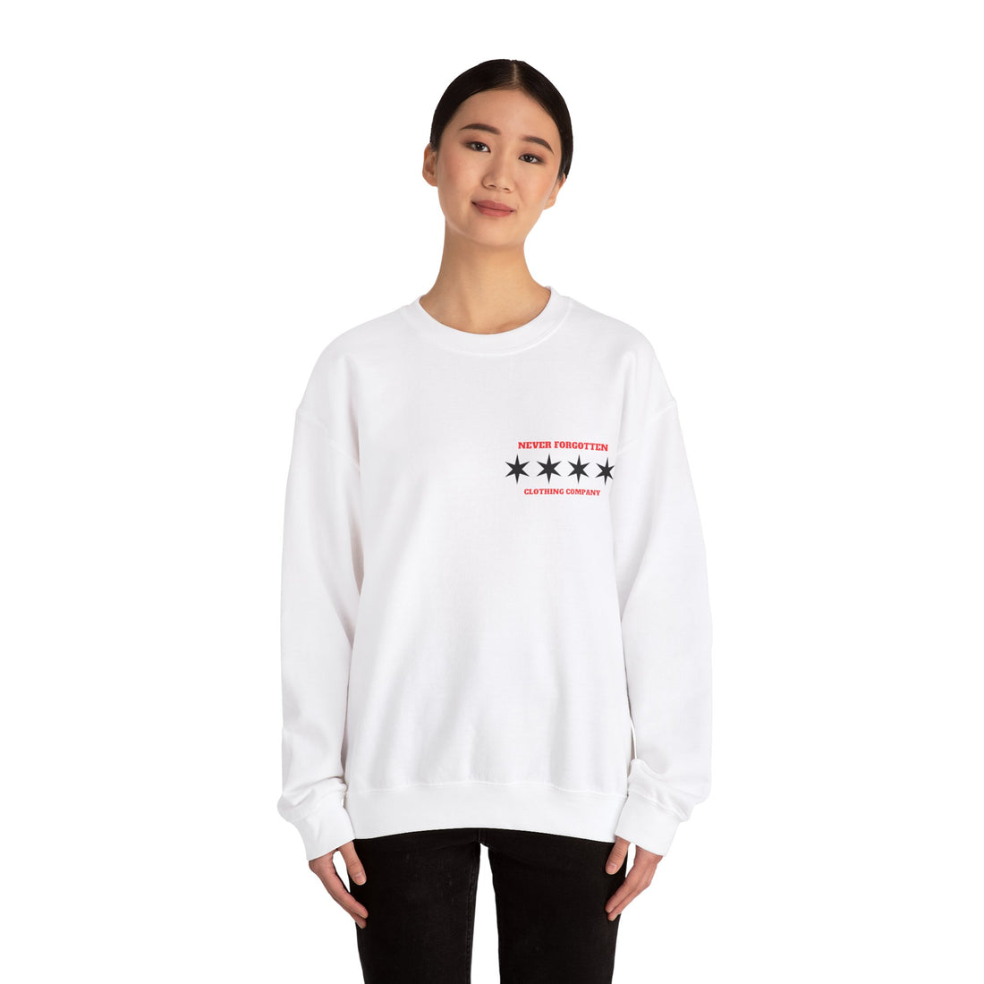 GIRLS LOVE GUNS 3- Unisex Heavy Blend™ Crewneck Sweatshirt