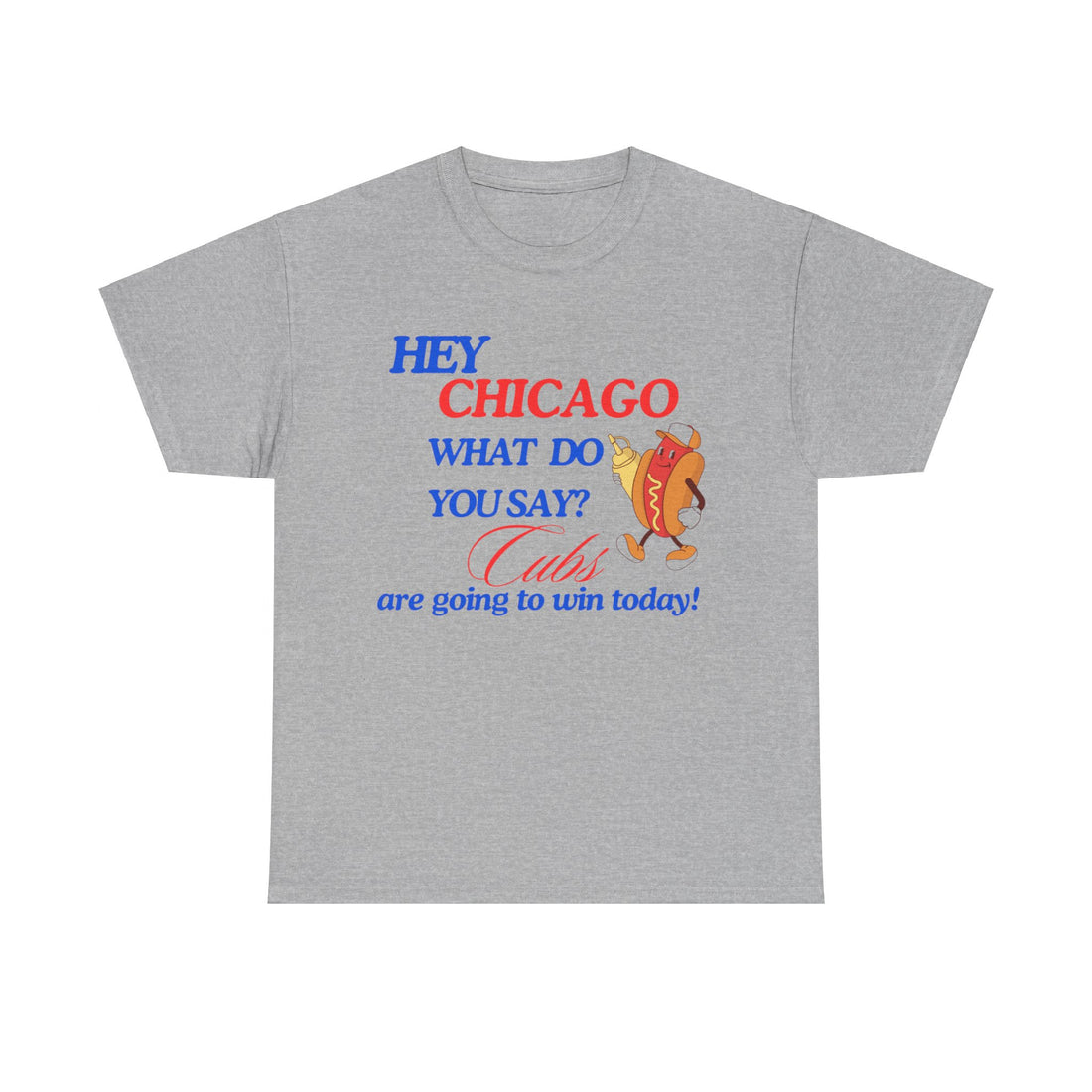 Hey CHICAGO Unisex Heavy Cotton Tee