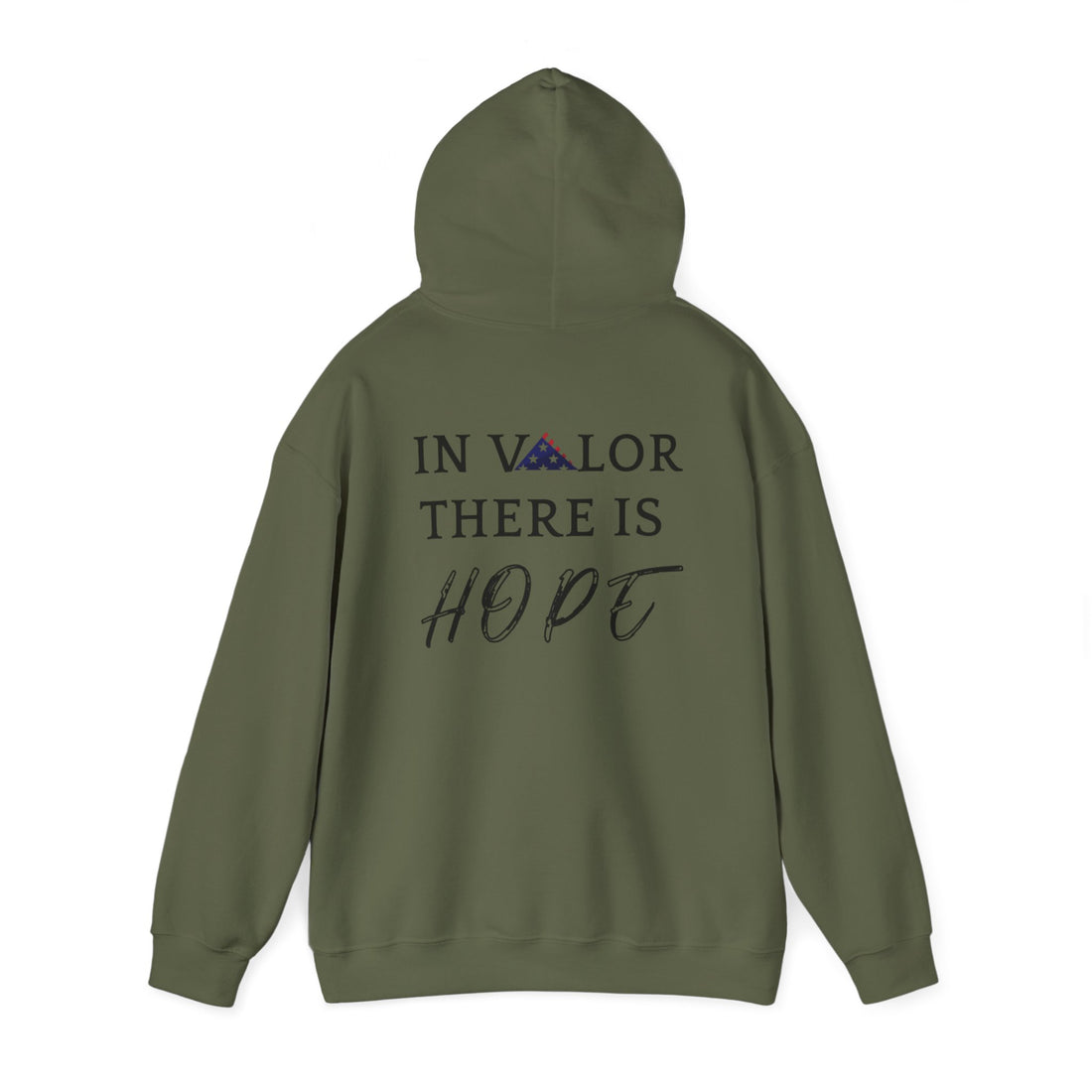 IN VALOR THERE IS HOPE Unisex Heavy Blend™ Hooded Sweatshirt