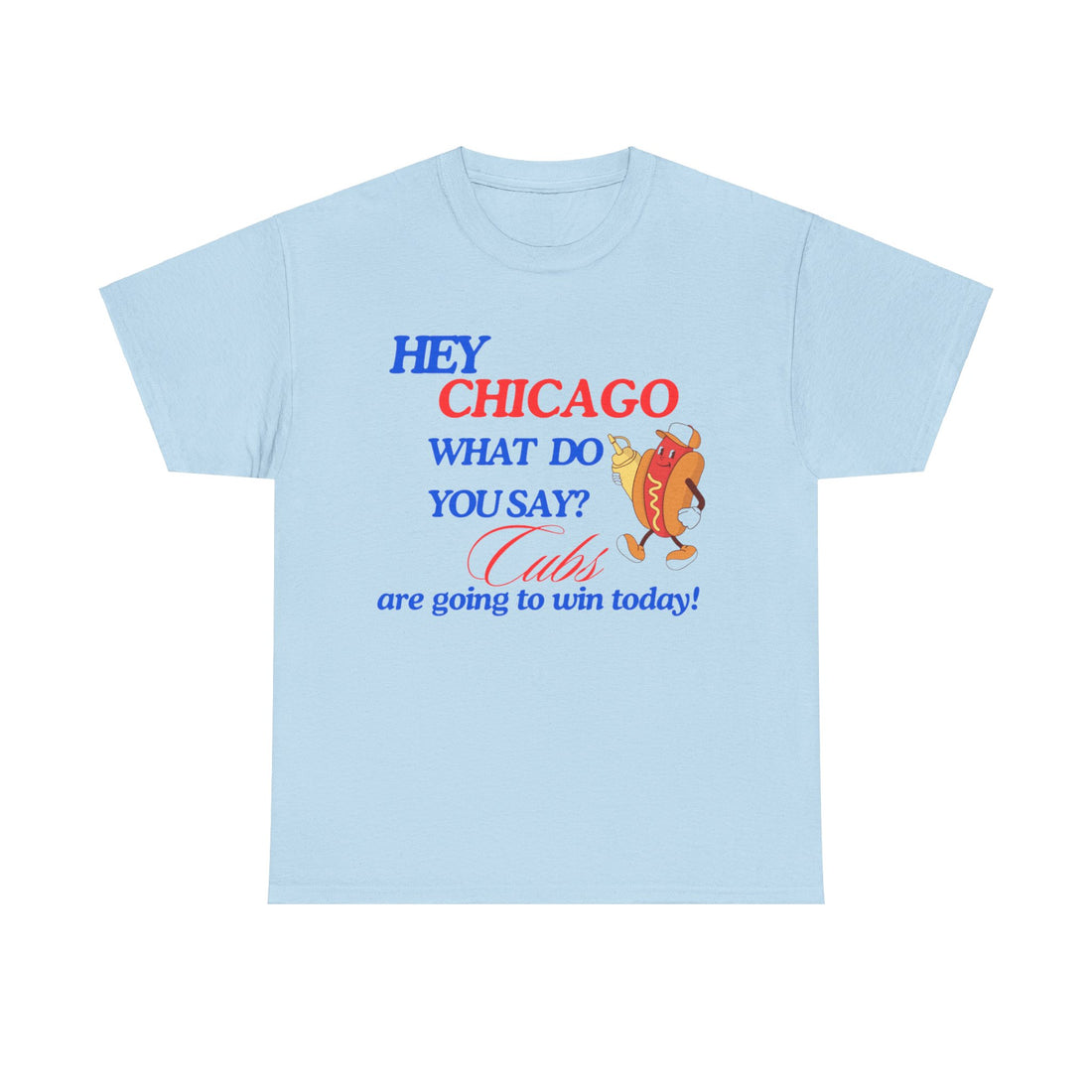 Hey CHICAGO Unisex Heavy Cotton Tee