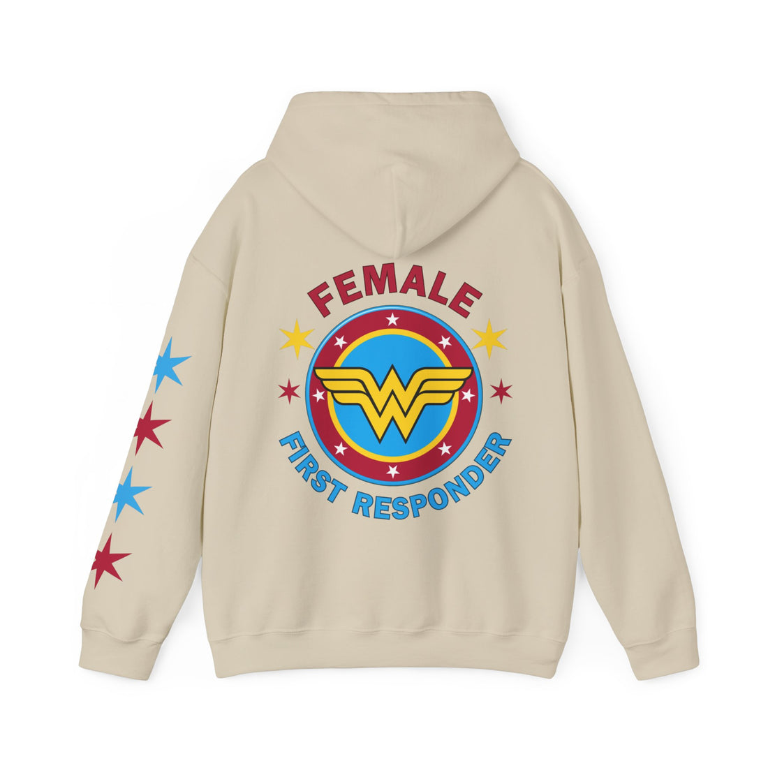 FEMALE FIRST RESPONDER Unisex Heavy Blend™ Hooded Sweatshirt-$5 donated from each purchase