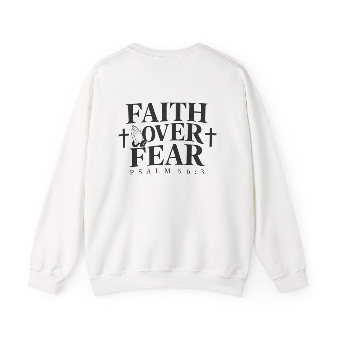 Faith Inspired Crewneck Sweatshirt - Jesus Loves You, Christian Apparel, Inspirational Gift, Cozy Sweater, Faith-Based Fashion