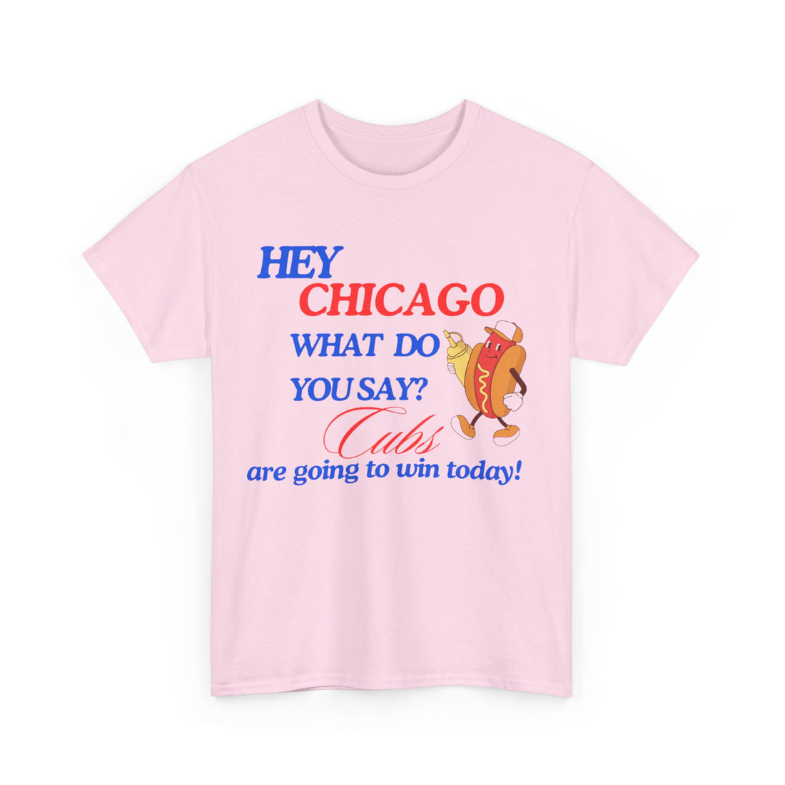 Hey CHICAGO Unisex Heavy Cotton Tee