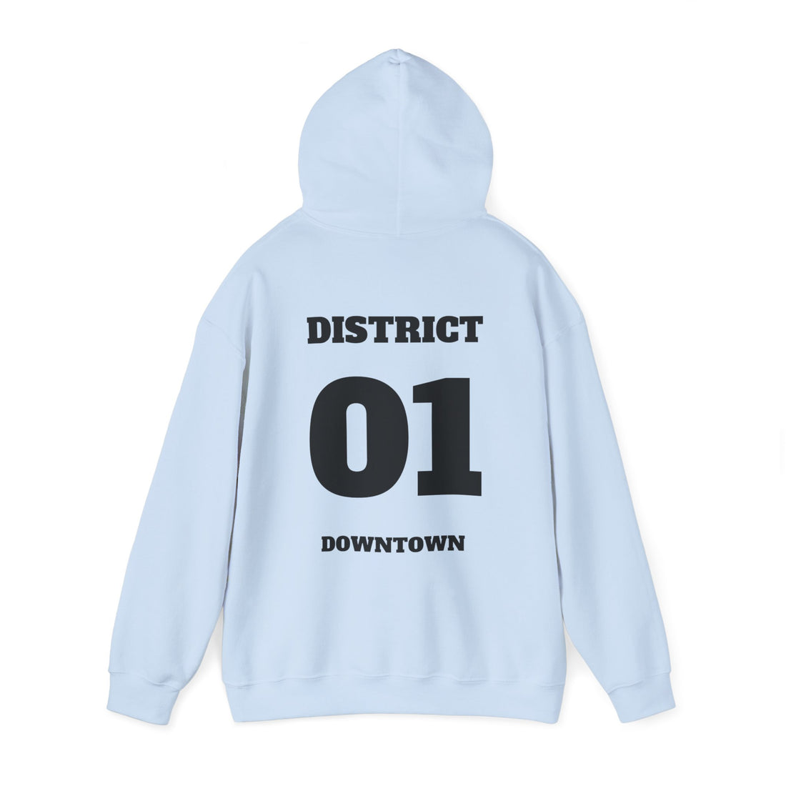 DISTRICT 01 -Unisex Heavy Blend™ Hooded Sweatshirt - $3 donated to bank the blue mental health services for officers-FREE SHIPPING