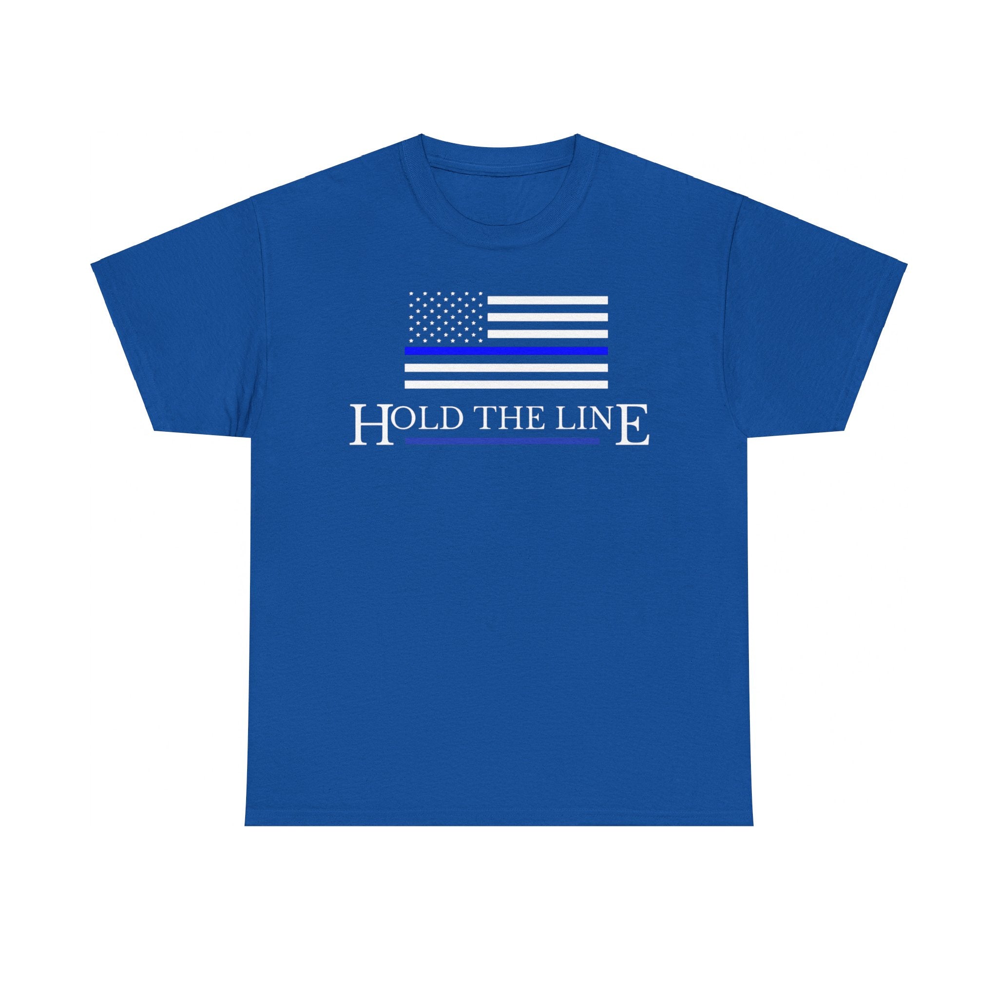 HOLD THE LINE Unisex Heavy Cotton Tee – NEVER FORGOTTEN COMPANY