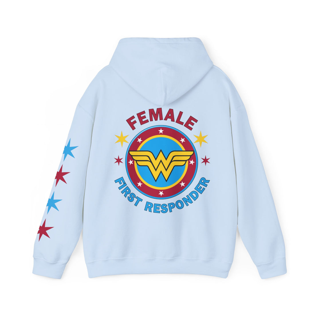 FEMALE FIRST RESPONDER Unisex Heavy Blend™ Hooded Sweatshirt-$5 donated from each purchase