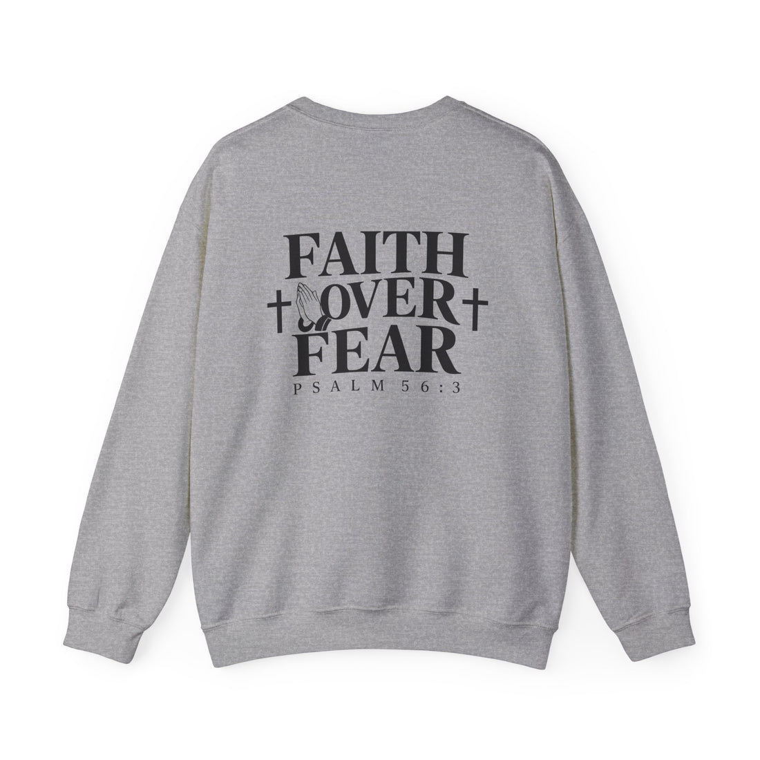 Faith Inspired Crewneck Sweatshirt - Jesus Loves You, Christian Apparel, Inspirational Gift, Cozy Sweater, Faith-Based Fashion
