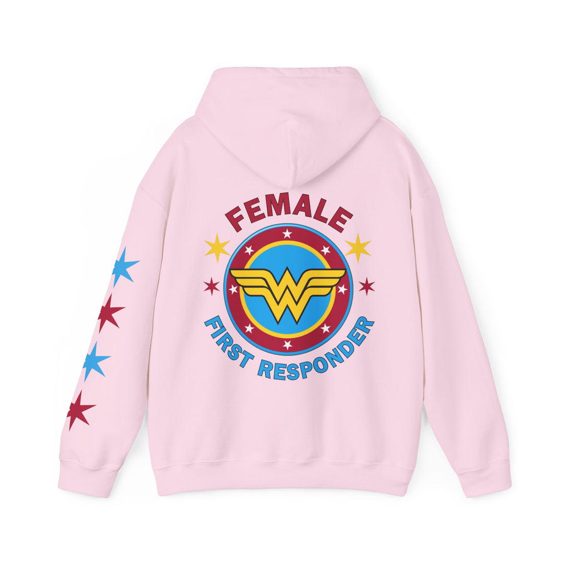 FEMALE FIRST RESPONDER Unisex Heavy Blend™ Hooded Sweatshirt-$5 donated from each purchase