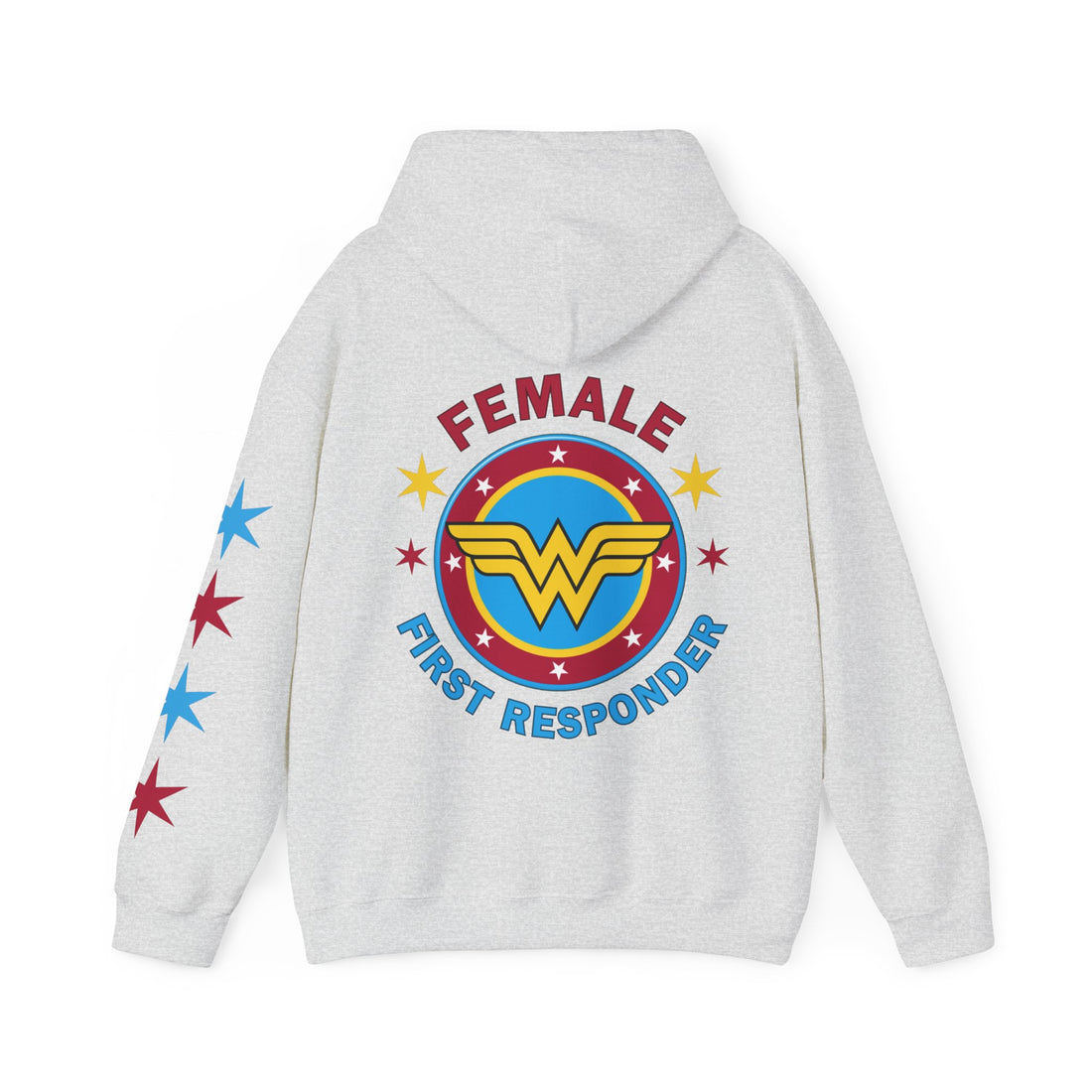 FEMALE FIRST RESPONDER Unisex Heavy Blend™ Hooded Sweatshirt-$5 donated from each purchase