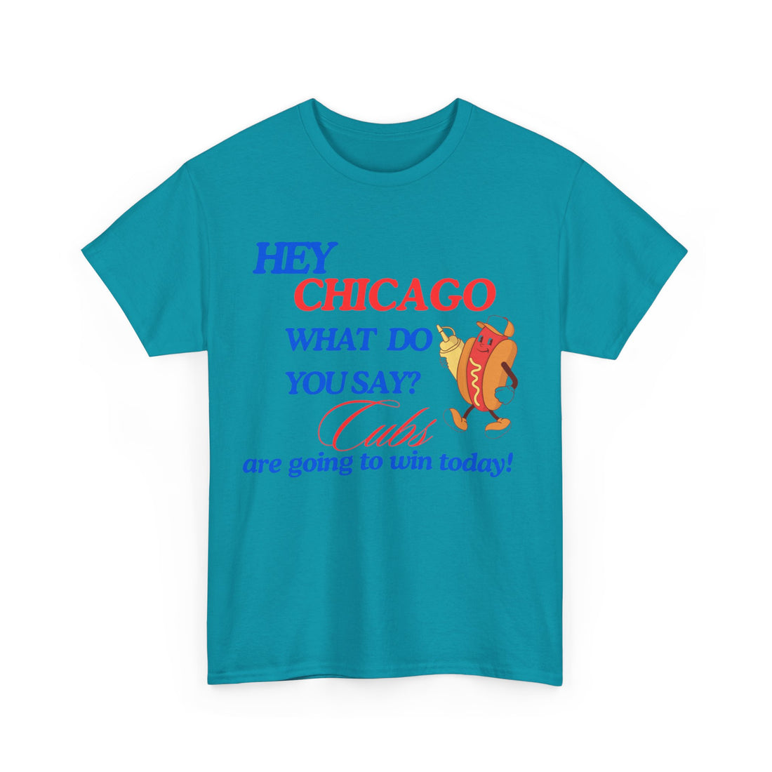 Hey CHICAGO Unisex Heavy Cotton Tee